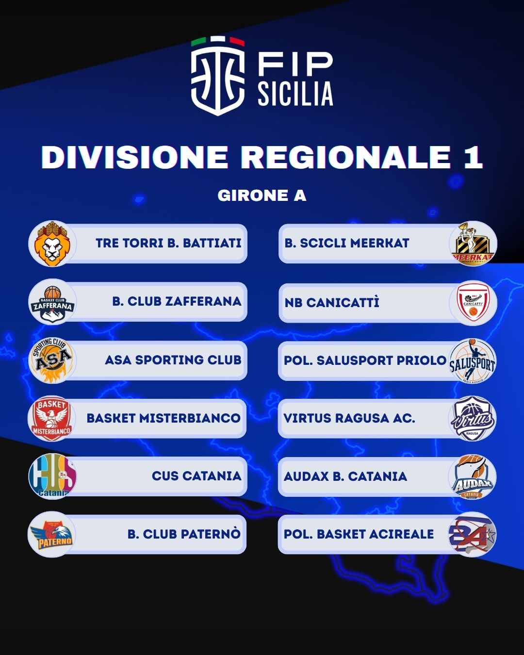 Girone A DR1 FIP Sicilia 2026-2027